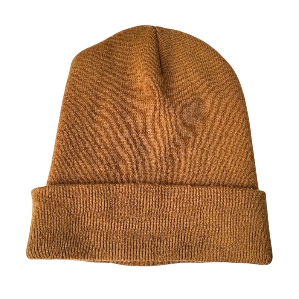 Carhartt A18 Acrylic Watch Hat Knit Cuffed Beanie Brown One Size Winter Pull On - Picture 4 of 5